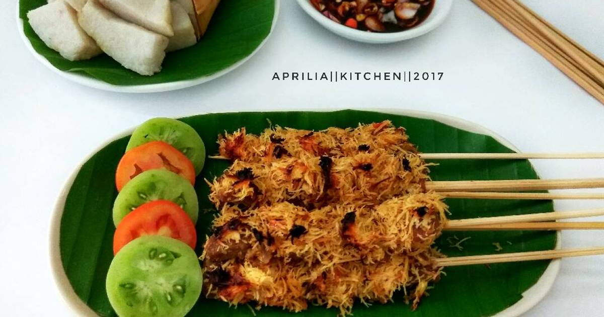 Resep Sate klopo/sate daging dan kelapa oleh aprilia_kitchen - Cookpad