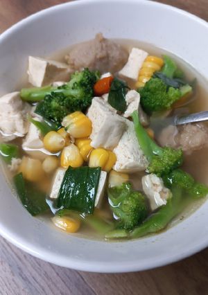 Foto resep Sup Tahu Rebus Praktis