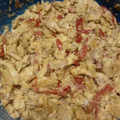A picture of Relleno de pollo para sándwich fríos.