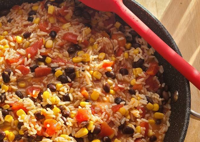 Casserole de riz à la mexicaine facile