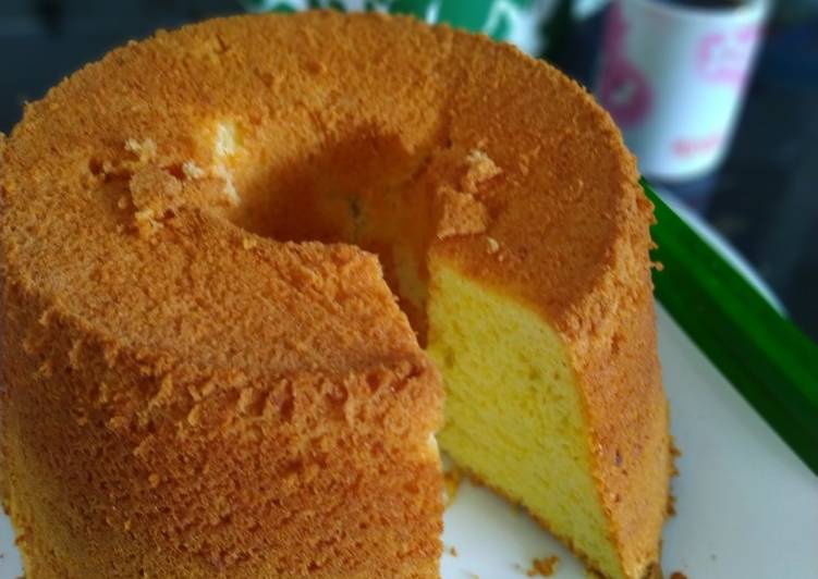 Cara Menyiapkan Pumpkin chiffon cake Anti Gagal