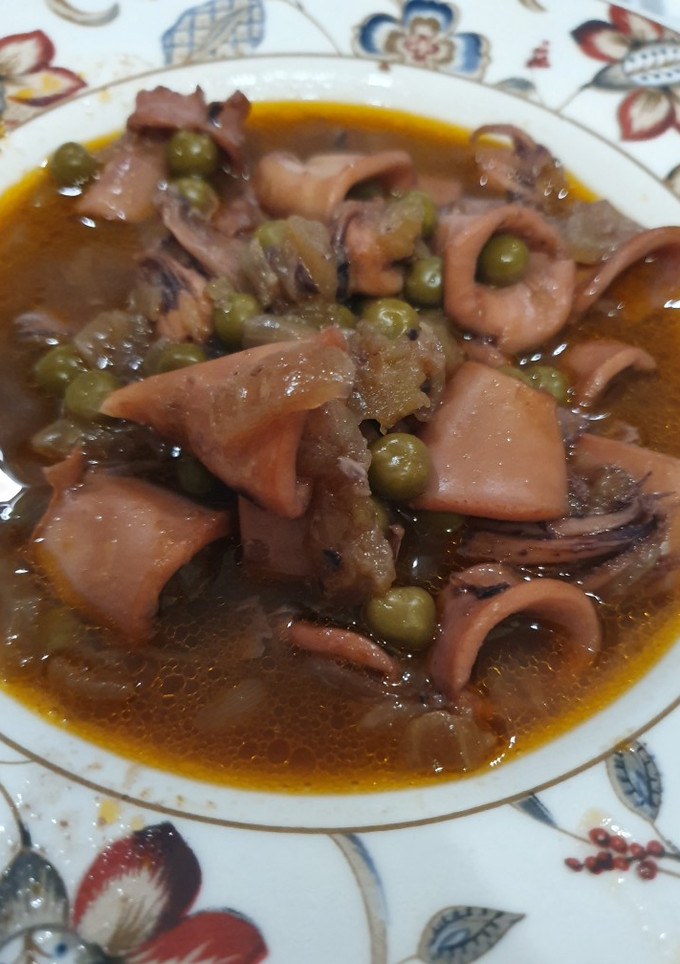 Una foto de Calamares estofados