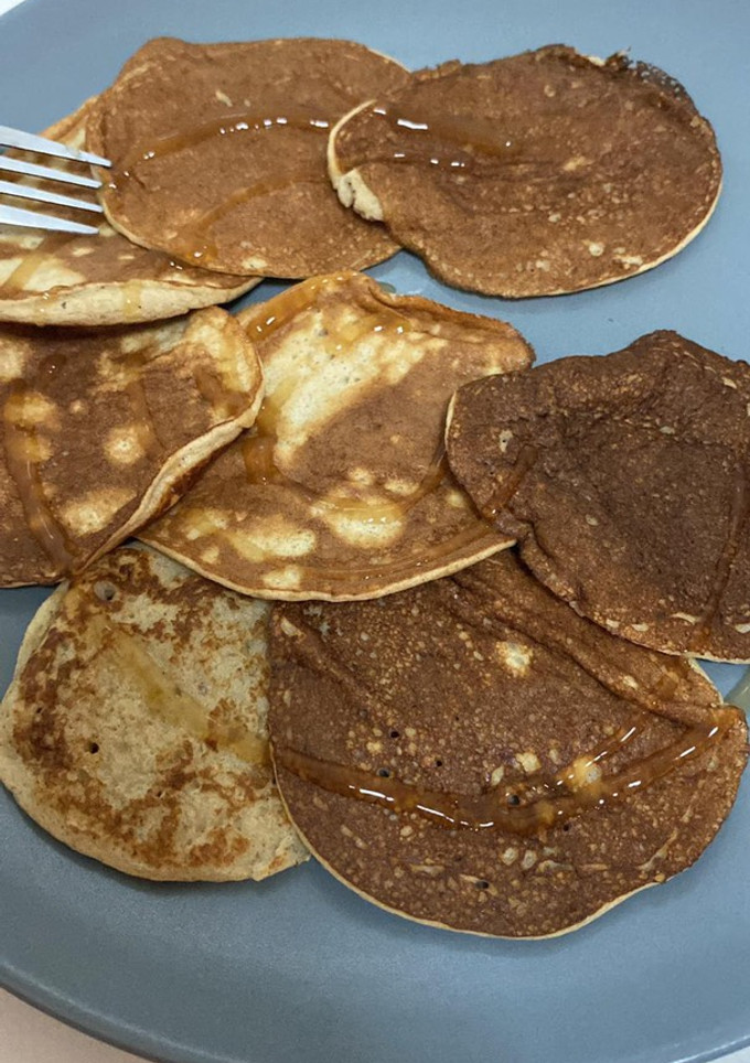 Una foto de Tortitas de plátano