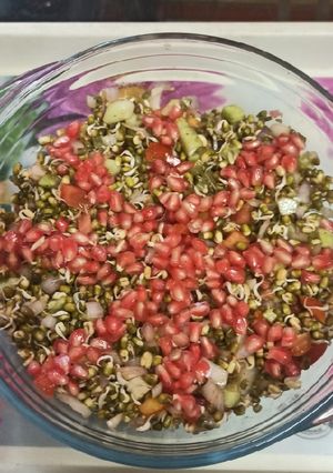 A picture of Sprouted salad.