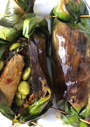 Foto resep Pepes tongkol pindang dg pete kemangi