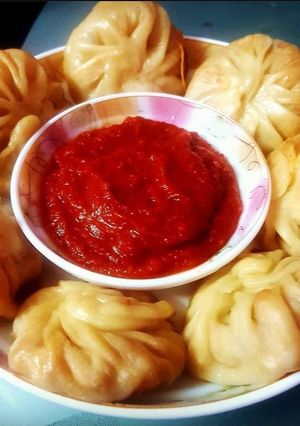 A picture of Paneer momos.