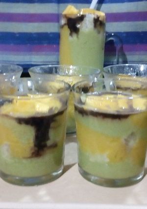 Foto resep Es Mangga Alpukat Coklat