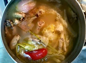 Una foto de Sopa de pollo