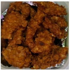 Chicken strips (kfc style) A picture of Chicken strips (kfc style).