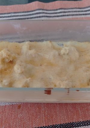 Una foto de Coliflor Gratinado
