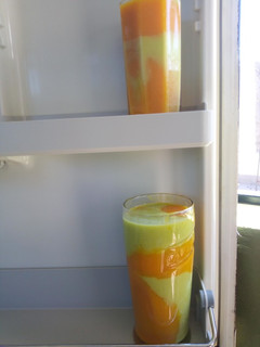 A picture of Mango avocado juice.