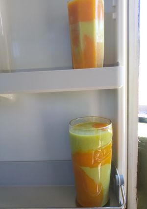 A picture of Mango avocado juice.