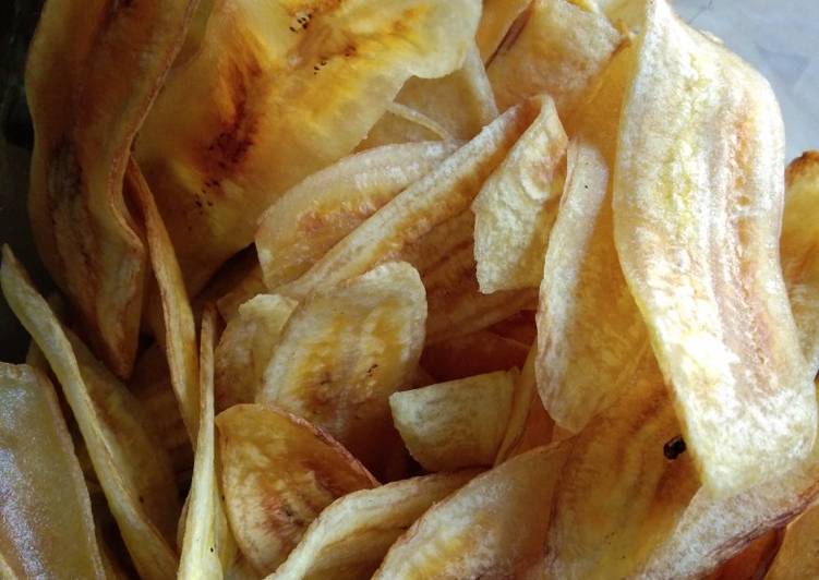 8 Resep: Keripik pisang gurih tanpa gula Kekinian