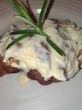 Bechamel con carne de res