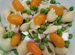 Foto di Conchiglie rigate all'insalata