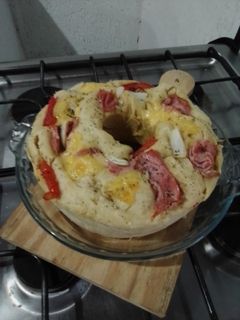 Foto de Focaccia/ pão recheado