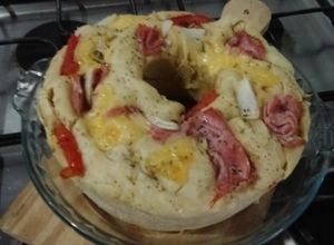 Foto de Focaccia/ pão recheado