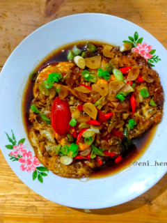 Foto resep 617. Telur Ceplok Kuah Kecap