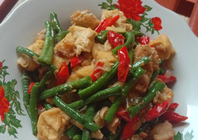Resep Tumis kacang jangan yang Enak
