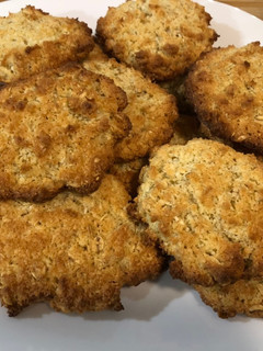 Una foto de Galletas de coco y avena