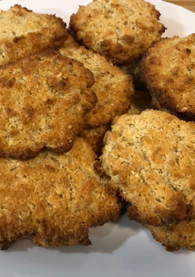 Una foto de Galletas de coco y avena