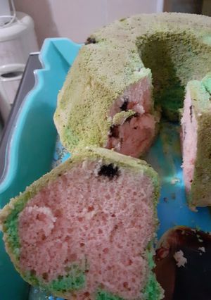 عکسی از دستور کیک هندوانه ای یلدا