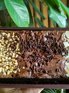Foto resep Shiny crust brownis