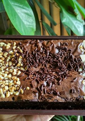 Foto resep Shiny crust brownis