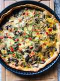 Quiche de verduras sin crema