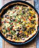 Quiche de verduras sin crema