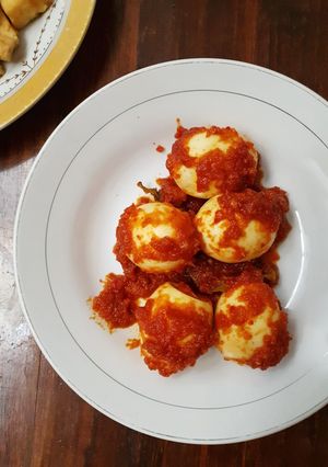 Foto resep 206. Telur Bumbu Bali
