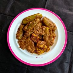 Parwal or Point Gourd Kasha A picture of Parwal or Point Gourd Kasha.