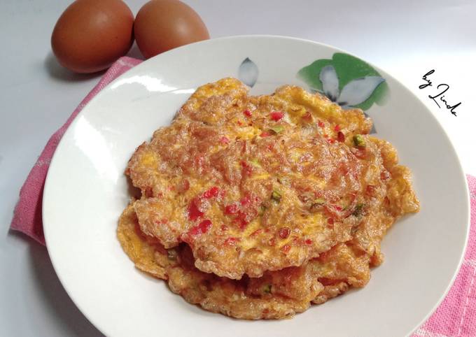 Mudah Banget Masakan Resep Telur Dadar Minang