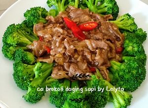 Foto resep Ca brokoli daging sapi