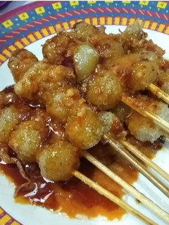 Foto resep Cilok Goreng bumbu pecel
