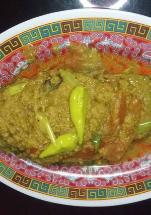 Foto resep Pesmol Ikan Mas pakai Bumbu Dasar Kuning