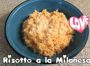 Una foto de Risotto a la Milanesa