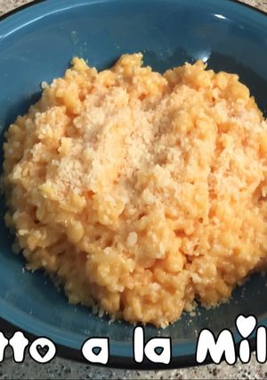 Una foto de Risotto a la Milanesa