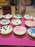 Alfajores glaseados con o sin topping