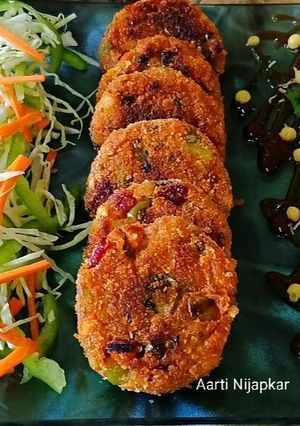 पौष्टिक टिक्की Healthy Tikki recipe in hindi रेसिपी मुख्य फोटो