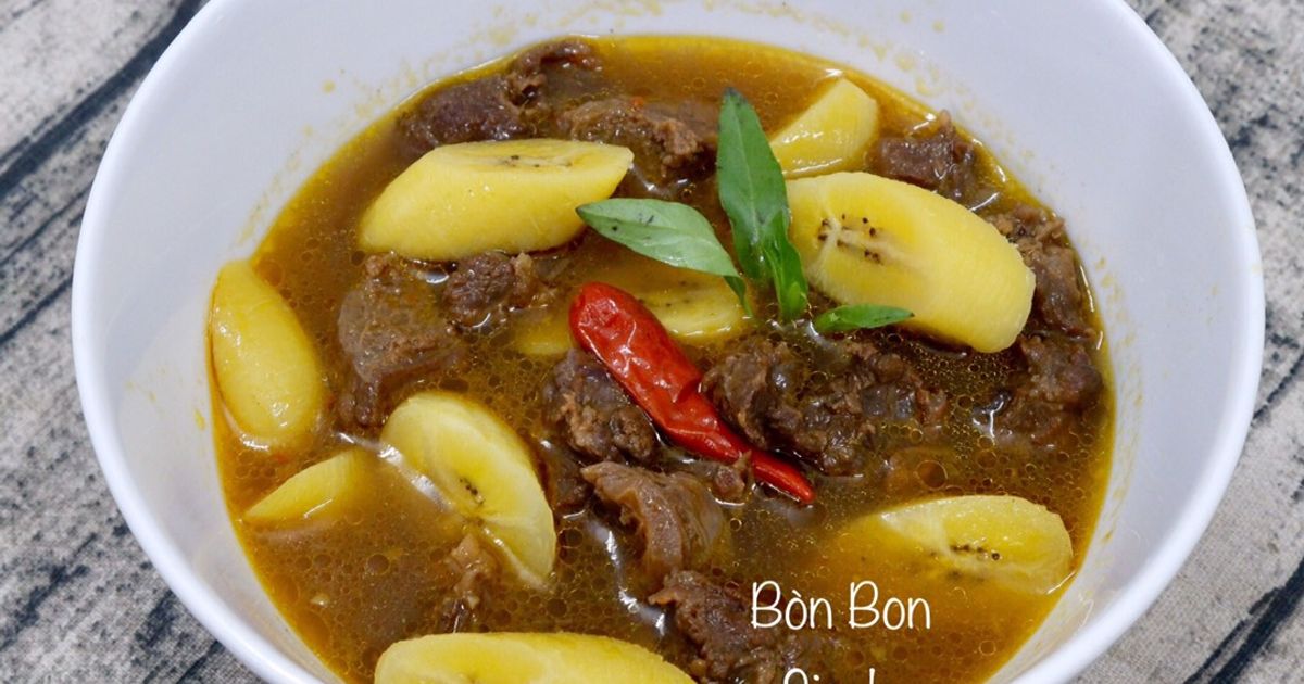 Cách Làm Món Bò Kho Chuối Sáp của Bòn Bon - Cookpad
