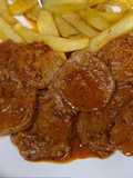 Lomo al ajillo