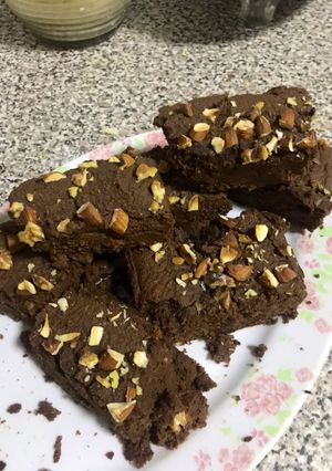 Una foto de Brownie keto