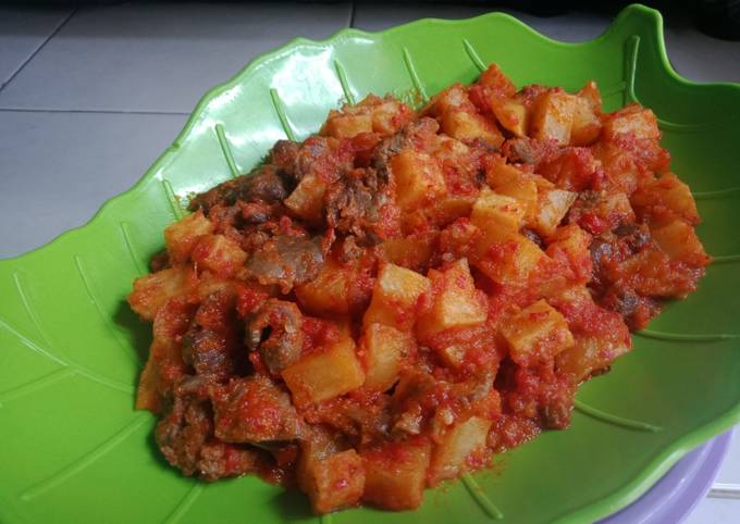 Sambel kentang ati ampela