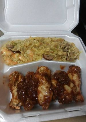 A picture of Shrimp and Chicken Kielbasa.