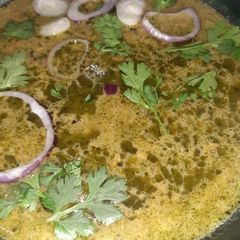 A picture of Green pigeons peas curry.