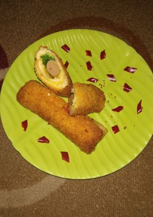 Foto resep Roti Goreng sosis