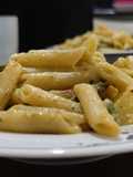Pasta with Avocado Cream, Potatoes, and Green Beans
