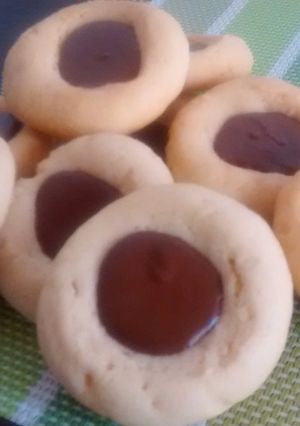 Una foto de Pepas con chocolate