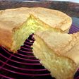 Bizcocho de maizena de naranja sin gluten y sin lactosa